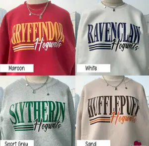 Retro Hogwarts House Logo Sweatshirt, VIntage HP Shirt