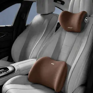 2PCS Head Restraint Car Neck & Lumbar Support Pillow Set – Soft Memory Foam Cushion, Adjustable Ergonomic Backrest, Relieve Neck/Back Pain, Perfect for Long-Distance Driving & Travel,Home Office Must-Haves & Holiday Gift,Summervibes
