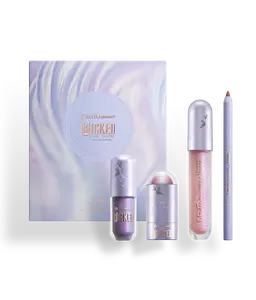r.e.m. beauty x Wicked: For Good Glinda Makeup Set Lip Stain Kit Eyeliner