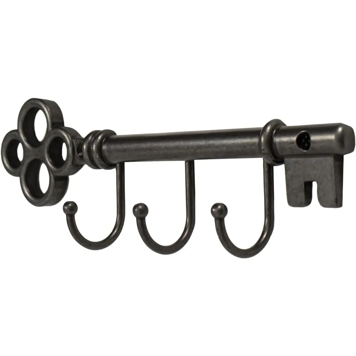 Classic Wall Mounted Key Holder Hook Rack,  Key Rack for Entryway(Bronze Grey)
