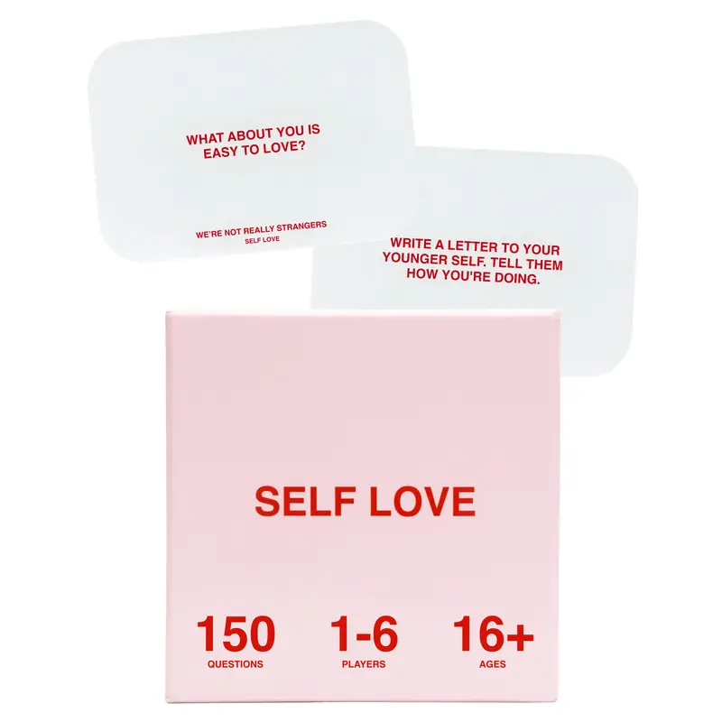 We're Not Really Strangers Self Love Game - 150 Questions, Wildcards & Reminders