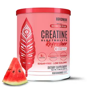 Creatine Refresher - Creatine Monohydrate + Electrolytes + Magnesium - Watermelon Splash - 0.66lbs Clinically Proven Supplement Dietary