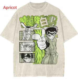 YuYu Hakusho Graphic Tee, Vintage Anime T-Shirt, Spirit Detective Retro Design, Unisex Menswear Womenswear Top, Classic 90s Otaku Streetwear