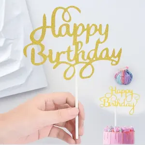 Metallic Sequin Cake Decorations Set - DIY Dessert Table Photo Props, Durable Anti-Oxidation Toppers for Party, Wedding, Christmas Decor & Creative Baking Picks