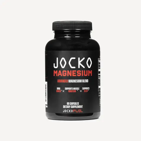 Jocko Fuel Magnesium Advanced Blend, Glycinate, Citrate Capsules for Muscle Recovery, Sleep, Heart & Bone Support, 90Ct - 1 Pack Healthcare Supplement