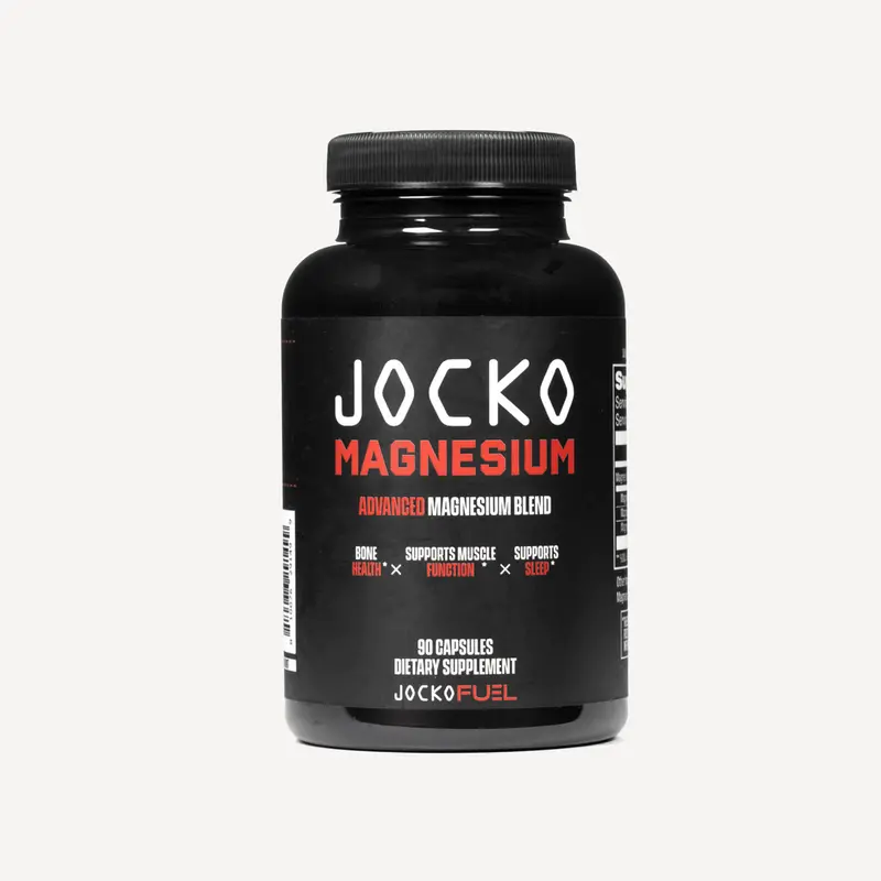 Jocko Fuel Magnesium Advanced Blend, Glycinate, Citrate Capsules for Muscle Recovery, Sleep, Heart & Bone Support, 90Ct - 1 Pack Healthcare Supplement