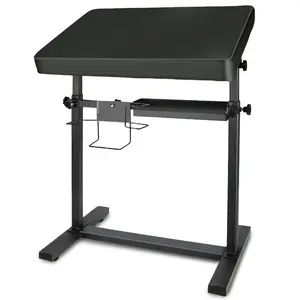 Tattoo Arm Rest Stand, Large Armrest Tattoo with Rack and Storage Compartment, Tattoo Armrest Stand with PU Leather Soft Sponge Pad, Adjustable Height & Angle for Tattoo Supplies