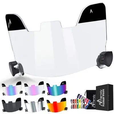 Clear Blue Visor for Football TikTok Shop - Main Image