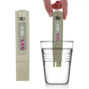 3-In-1 Digital Tds Water Quality Tester, Ppm Range 0-9999ppm, Ideal for Drinking Water Pool Aquarium Hydroponics