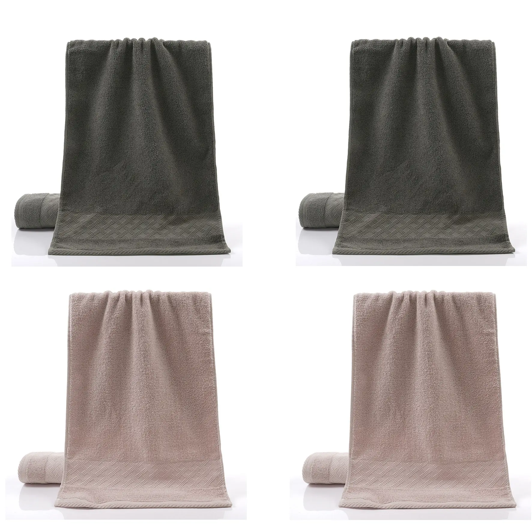 2 pcs pink+2 pcs grey