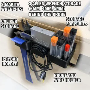 Onefinity Accessories for CNC Tool Holder for Router Bit Holder Onefinity CNC Bit Holder Ultimate Tool Holder Dock