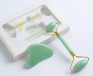 Set Face Lift Wrinkle Removal  Anti-Aging Cryotherapy Facial Massager Lymphatic Drainage Tool for Jawline Noise-Free Double Head Morning Skincare Routine Crystal material