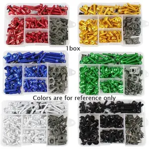 Motorcycle windshield frame bolt kit, body bolts, decorative bolts, bolts, Vehicle, Body Screw