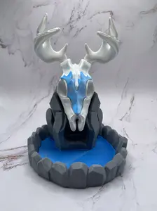 3D Deer Skull Tower Collectible