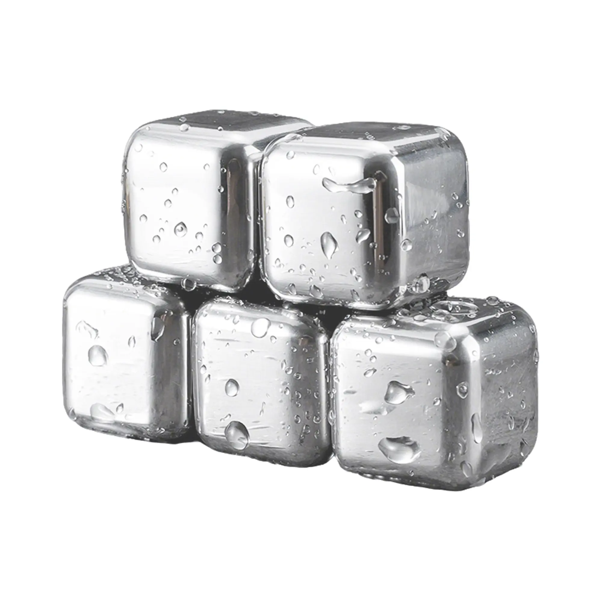 8 Counts Whiskey Stones Gift Set with Tongs,Whiskey Ice Rocks with Tongs, Reusable for Drinks