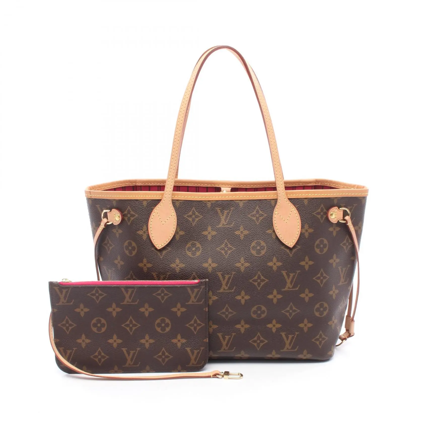 Pre-owned Louis Vuitton Canvas Tote Bags Neverfull PM Monogram Tote Bag