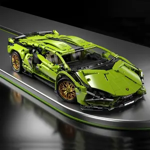 1250 Pieces Techno Building Blocks Set, 1:14 & 1:18 Super Cool Car Model Assembly Kit, DIY Building Model, Unisex Toy Gift, No Battery Included