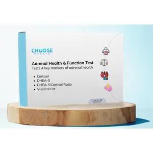 Cortisol & DHEA-S Kit | Adrenal Health Test | Stress & Sleep Check | Lab Analyzed Results Healthcare