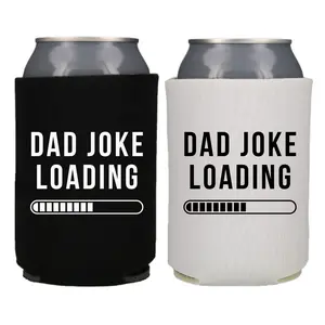 Father’s Day Can Cooler, Dad Joke Loading, Daddy’s Drink Coolie Gift, Beer Hugger for Papa, Father’s Day Gift Idea