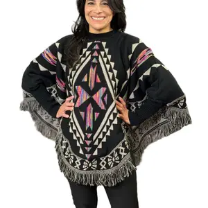 MAÑANITA $49 aborregada sin gorro - one size fits all - Hand Embroidered in Mexico, Vibrant Mexican Floral Design, Comfortable & Colorful, One-of-a-Kind Artisanal clothing