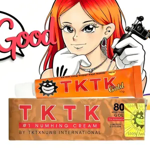 TKTK Tattoo Soothing Cream, Maximum Strength 6 - 8 Hours Tattoo Cream, Use Before Tattooing, Waxing & Piercing | Best Tattoo Care | 10g | Enhanced version 80%