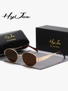 HYJEX 1 Piece Unisex Lightweight Elegant Full Frame Sunglasses Exceptional Quality Oval Frame Sunglasses UV400