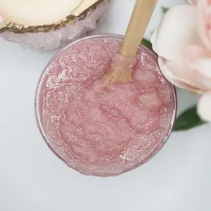 Glow Scrub. Body sugar scrub made clean and natural for an effective body exfoliation.