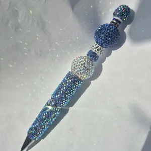 Write Me Up Pens - Glittery Beaded Design with Sparkling Accents for Stylish Writing and Personality for Your Work Space