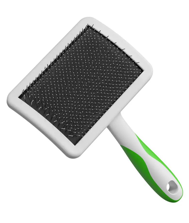 Andis Firm Pet Slicker Grooming Brush – Anti-Slip Deshedding & Mat Removal Tool