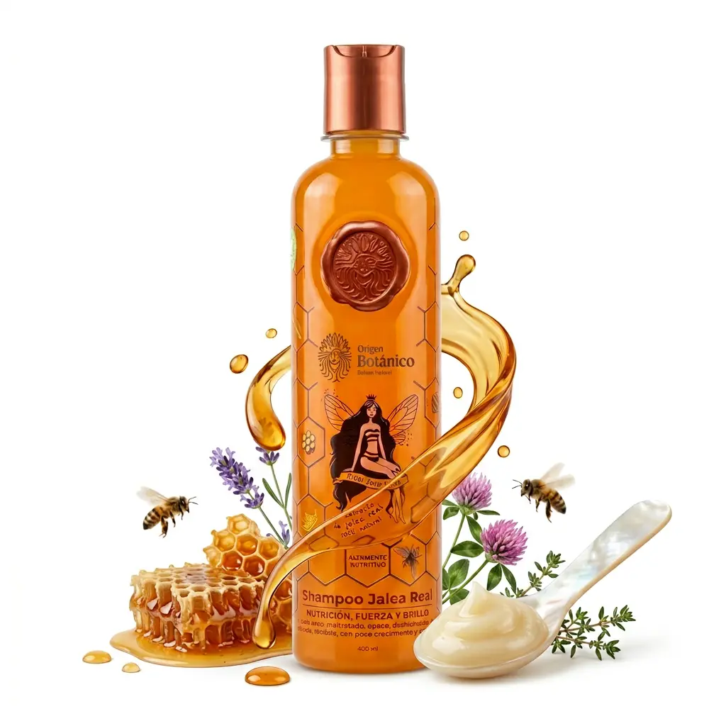 Ritual Botánico Royal Jelly Shampoo — 11 Amino Acids, Microalgae Oil & Provitamin B5 | Deep Nourishment, Strength, Shine & Growth for Dry Damaged Lifeless Hair