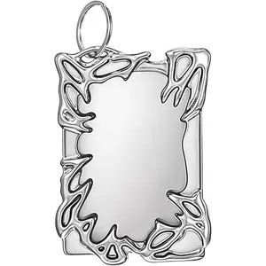 Electroplate Plastics Frame Photocard Holder    Irregular Card Holder  ID Badge Holders Photo Display Holders for Student Case Stationery Office Supplies