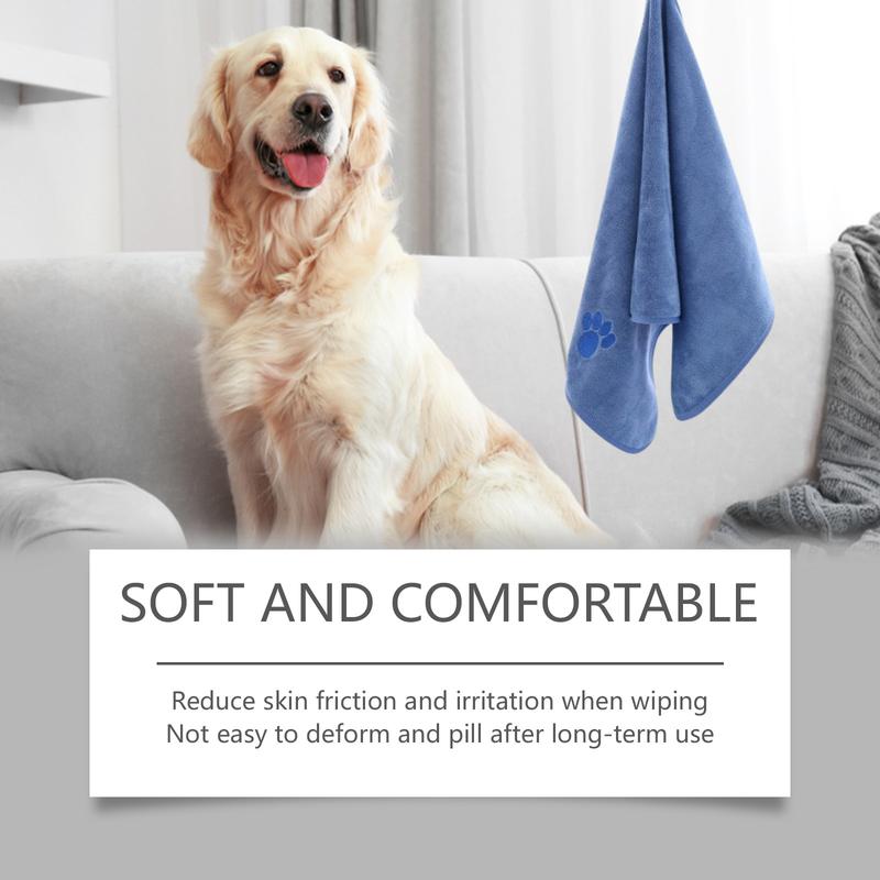 Pet Towel: Pet Microfiber Absorbent Towel - Soft, Durable, Quick-Drying - Ideal for Pet Grooming and Carelitter pellets, spray, litter tray, litter box, removal
