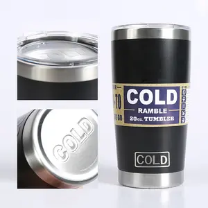 COLD 20 oz Tumbler double wall 18/8 Stainless steel Vacuum Beer Cup Travel Car Coffee Mug