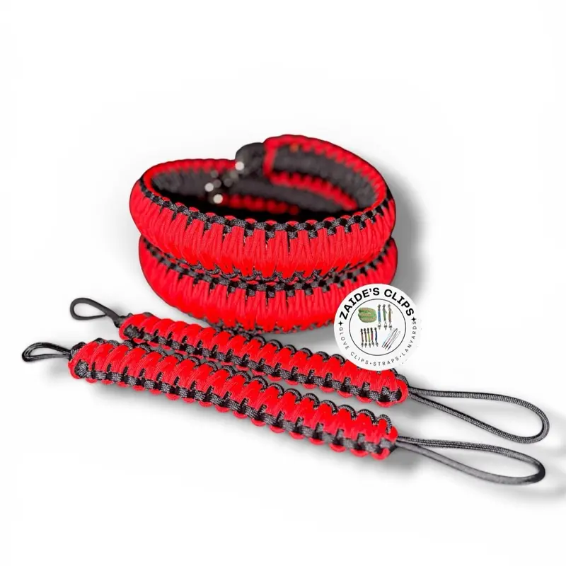 *Red Cape* Lunch Box Set with Strap Adjustable Cooler Strap for Engel Coolers 4-Foot Handmade Straps with 360-Degree Swivel Clips