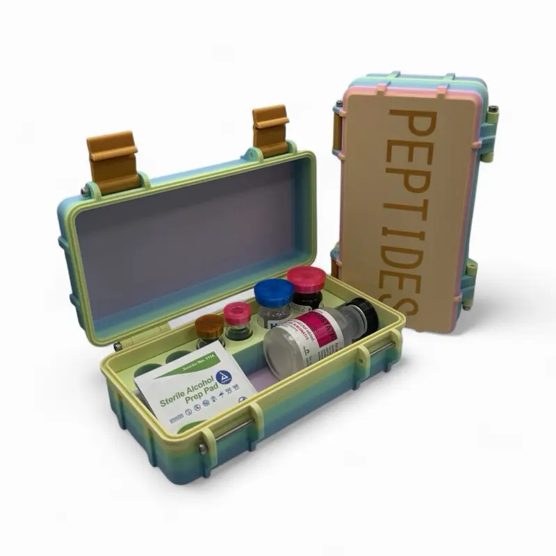 Master Case- Holds 3mL and 5mL Vials and Accessories. Peptide Case Peptide Storage Box