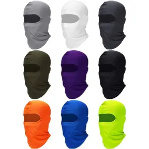 9 Pcs Ski Mask for Men Full Face Cover UV Sun Protection Cooling Balaclava Neck Gaiter Clothing Scarf Bandana