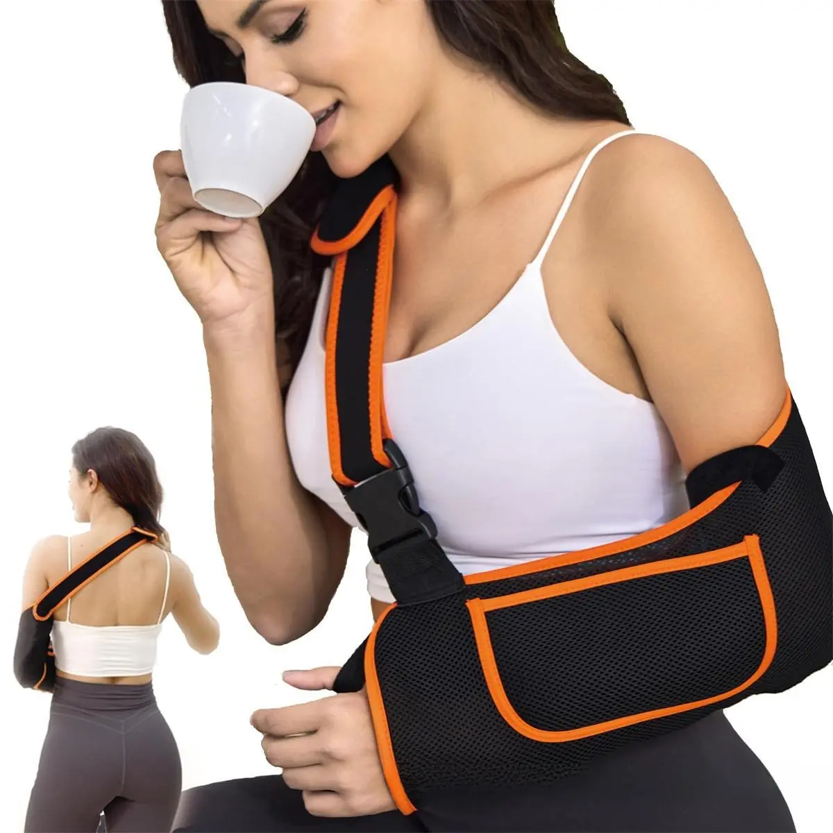 Best-selling adult arm fixation strap, forearm sling, sprain fixation band, joint dislocation support strap wholesale