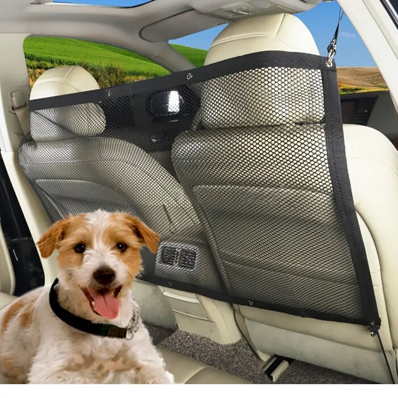 Car pet isolation net, pet protection net, front and rear car partition net, anti SUV dog obstacle safety net