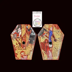 Maniac Princesses (All Cards) - Small Single Coffin Wallet