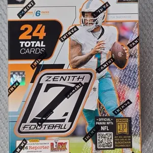 2024 PANINI ZENITH FOOTBALL FACTORY SEALED BLASTER BOX 24 NFL CARDS