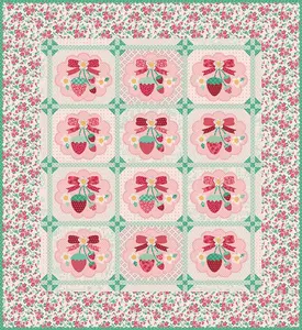 Strawberry Crush Sew Along Quilt Kit