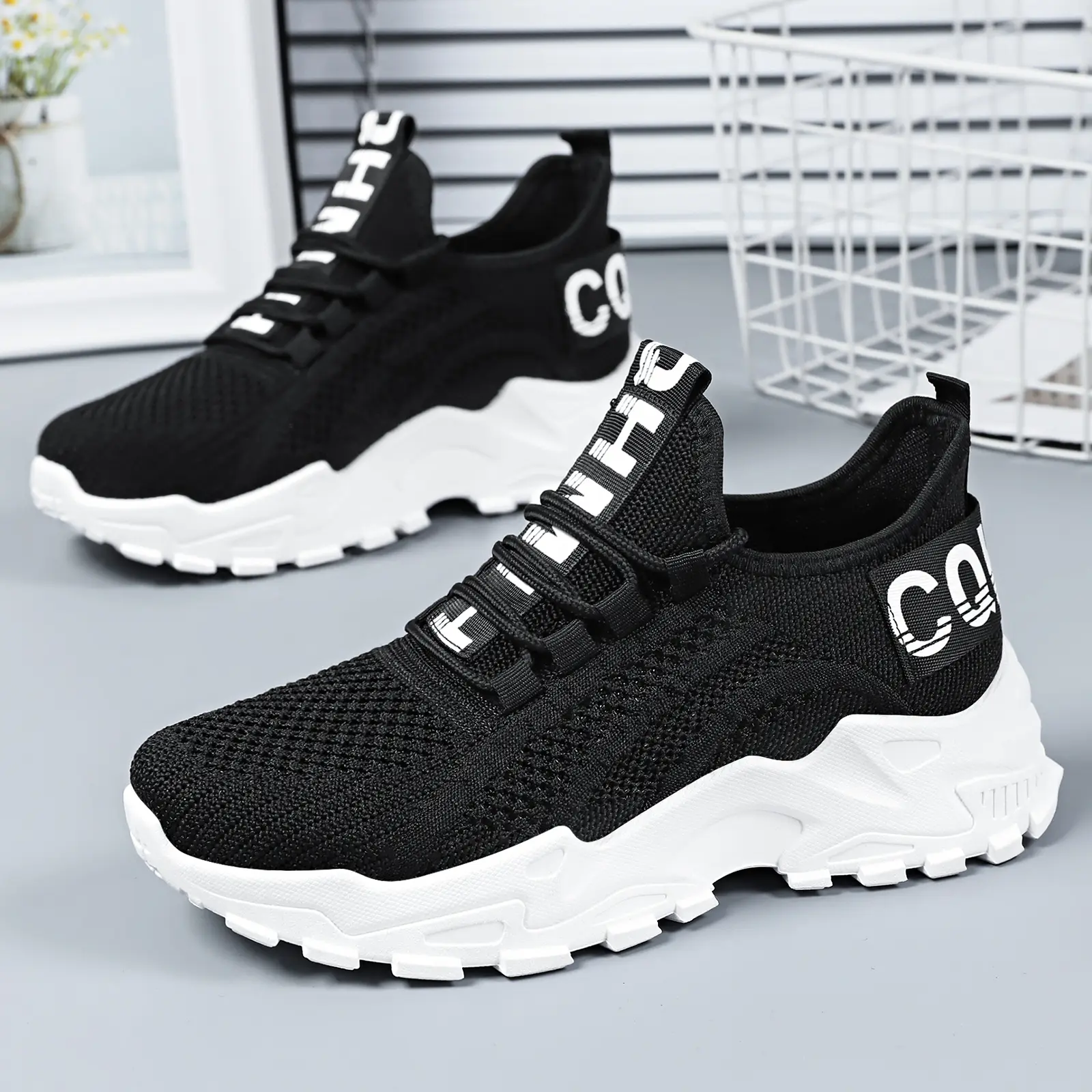 Women's Slip-On Closed-Toe Casual Trainers - Breathable, Height-Increasing, Foam Sole Cool & Feminine Style Sneakers for Daily Wear, Fitness for Everyone Footwear, Feminine Style Casual Trainers