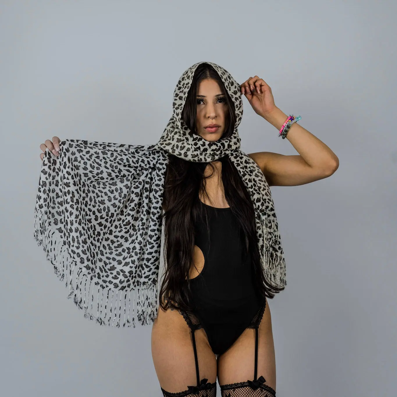 Leopard Rave Pashmina Scarf Leopard Rave Pashmina Scarf