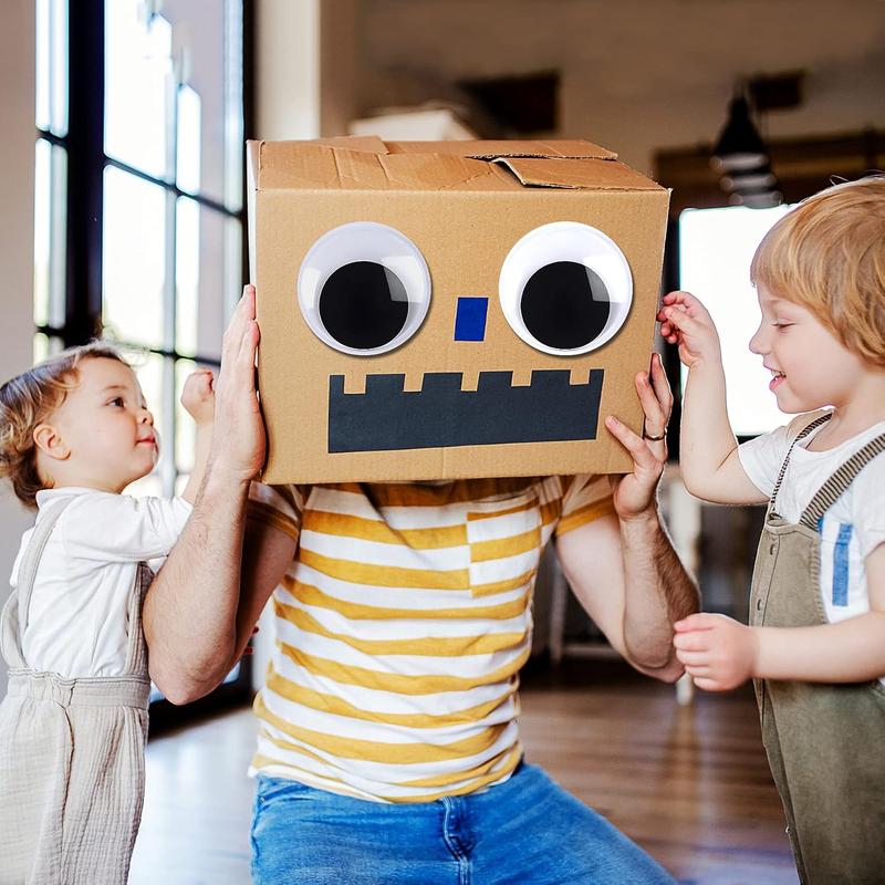 6 count Googly  Eyes Self Adhesive Googlie Craft Wiggle Eyes (2 Inches 3 Inches 4 Inches)