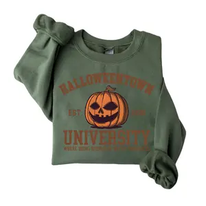 Halloweentown University Sweatshirt, Halloween Town Est 1998 Sweatshirt, Fall Sweatshirt, Pumpkin Sweatshirt