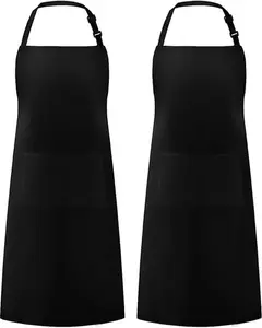 Waterproof Adjustable Unisex Aprons for Kitchen & Cooking - Durable & Comfortable Design 2pk