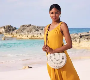 Patricia Nash Crochet Nikita Flap Crossbody