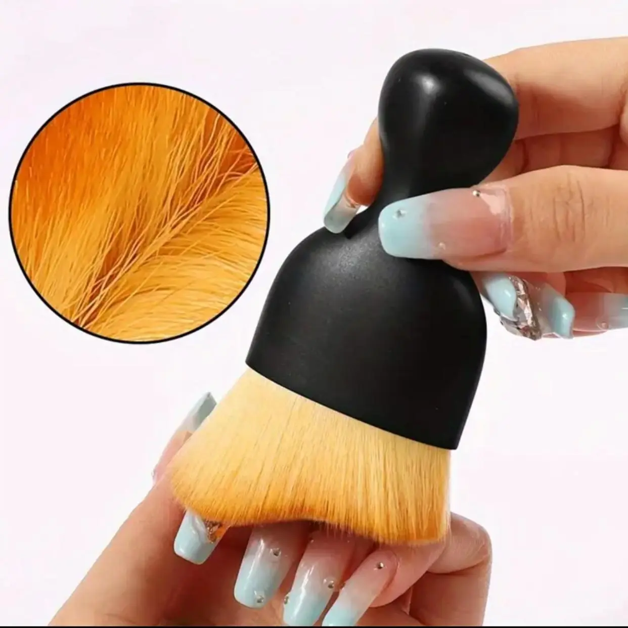 Mini Duster Set, 3 Counts/set Portable Multisurface Dusters with Broom & Duster Head, Reusable Cleaning Tool for Keyboard, Door Frame, Car Air Outlet