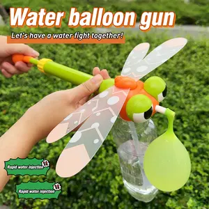 Water Gun Toy, Essential for Water Battles, Pool Toy, Duck & Swan Shaped Guns, Includes 100 Balloons, Quick Fill, Summer Party Fun