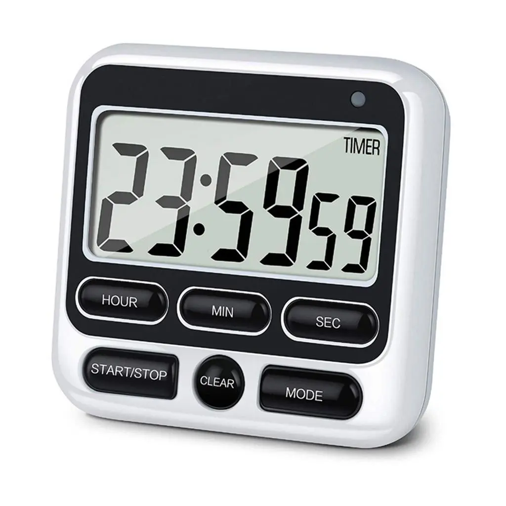 Electronic Kitchen Timer LCD Display Large Screen Electronic Timer Positive Electronic Kitchen Timer LCD Display Large Screen Electronic Timer Positive